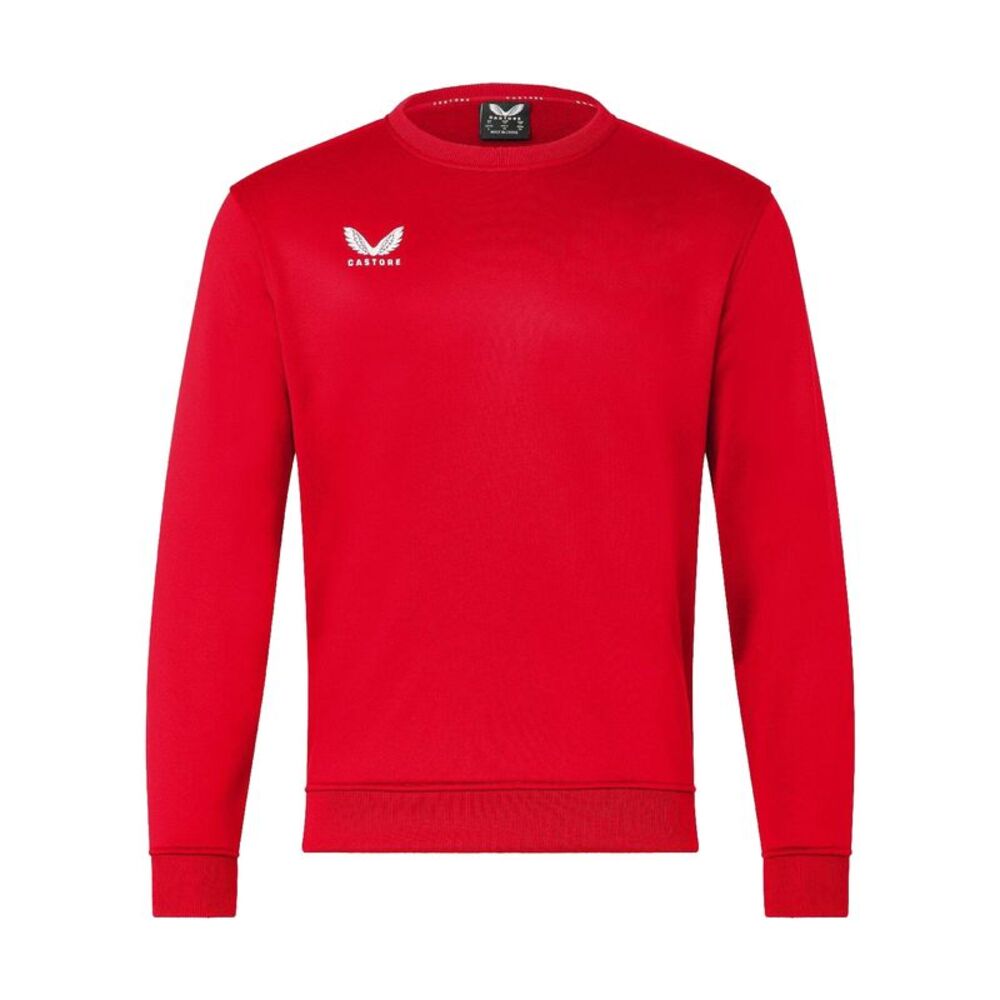 Castore Mens Crew Neck Sweatshirt / True Red